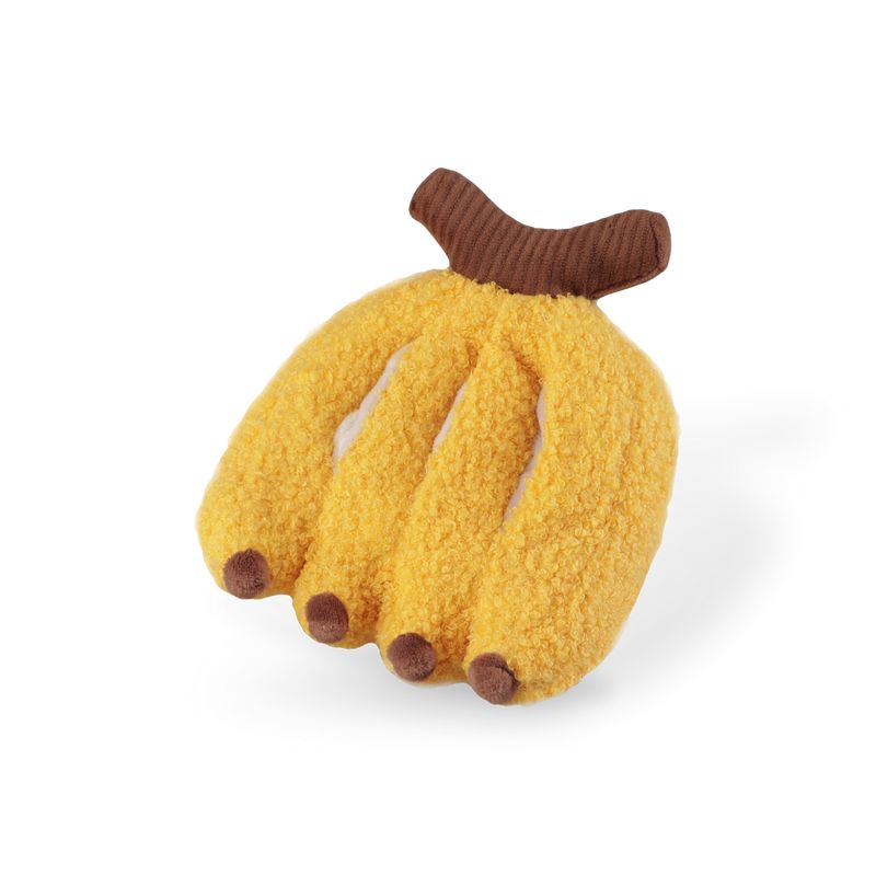 Banana enrichment dog toy