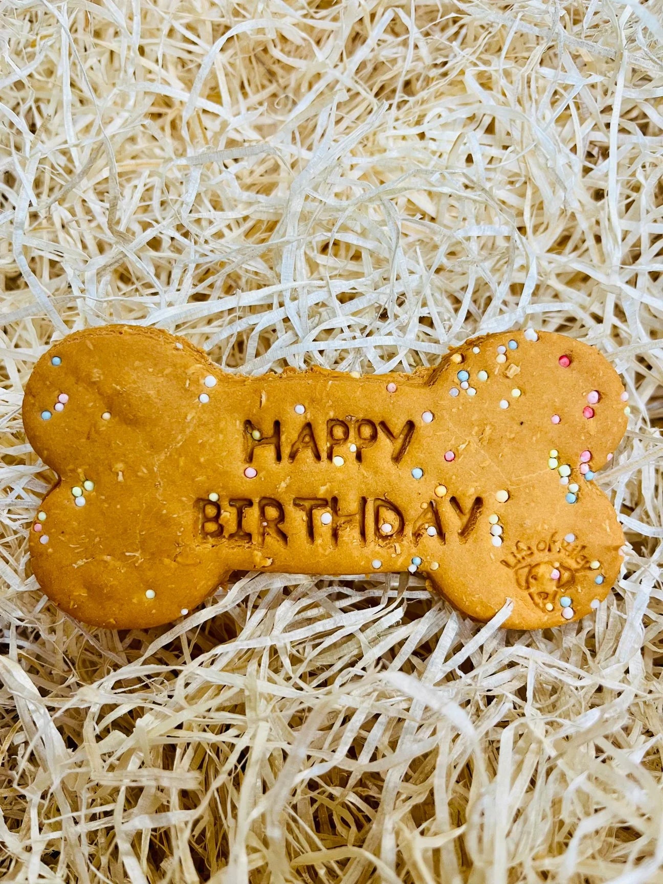 Birthday Bone Biscuit