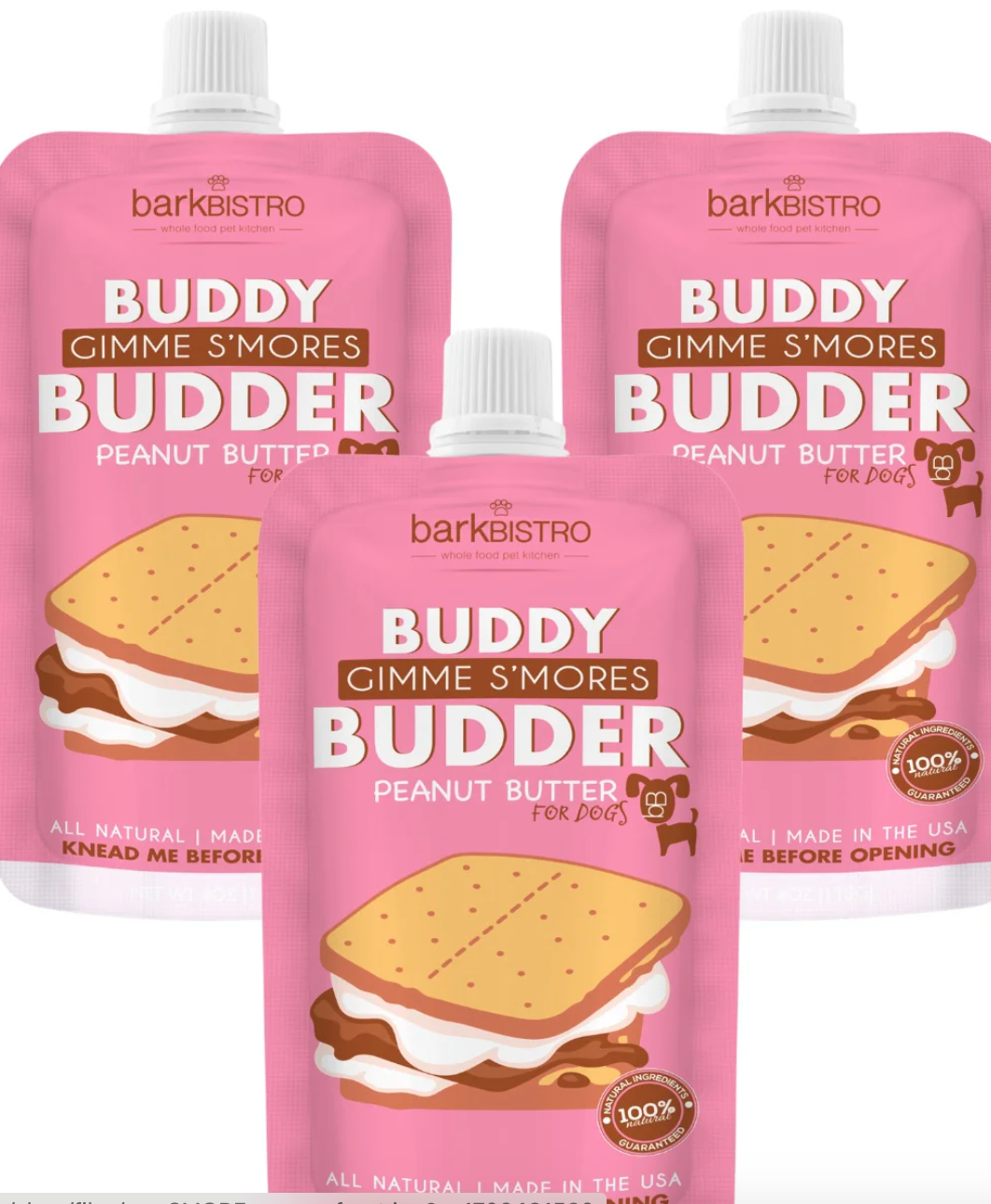Buddy Budder squeeze pouch - Gimme s’mores
