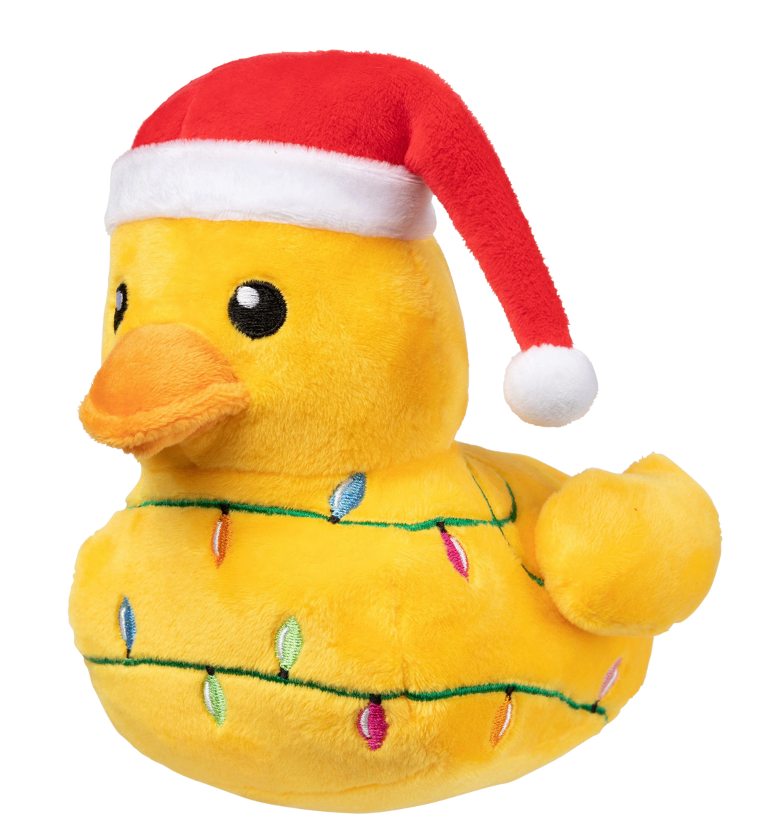 Merry Quackmas dog toy