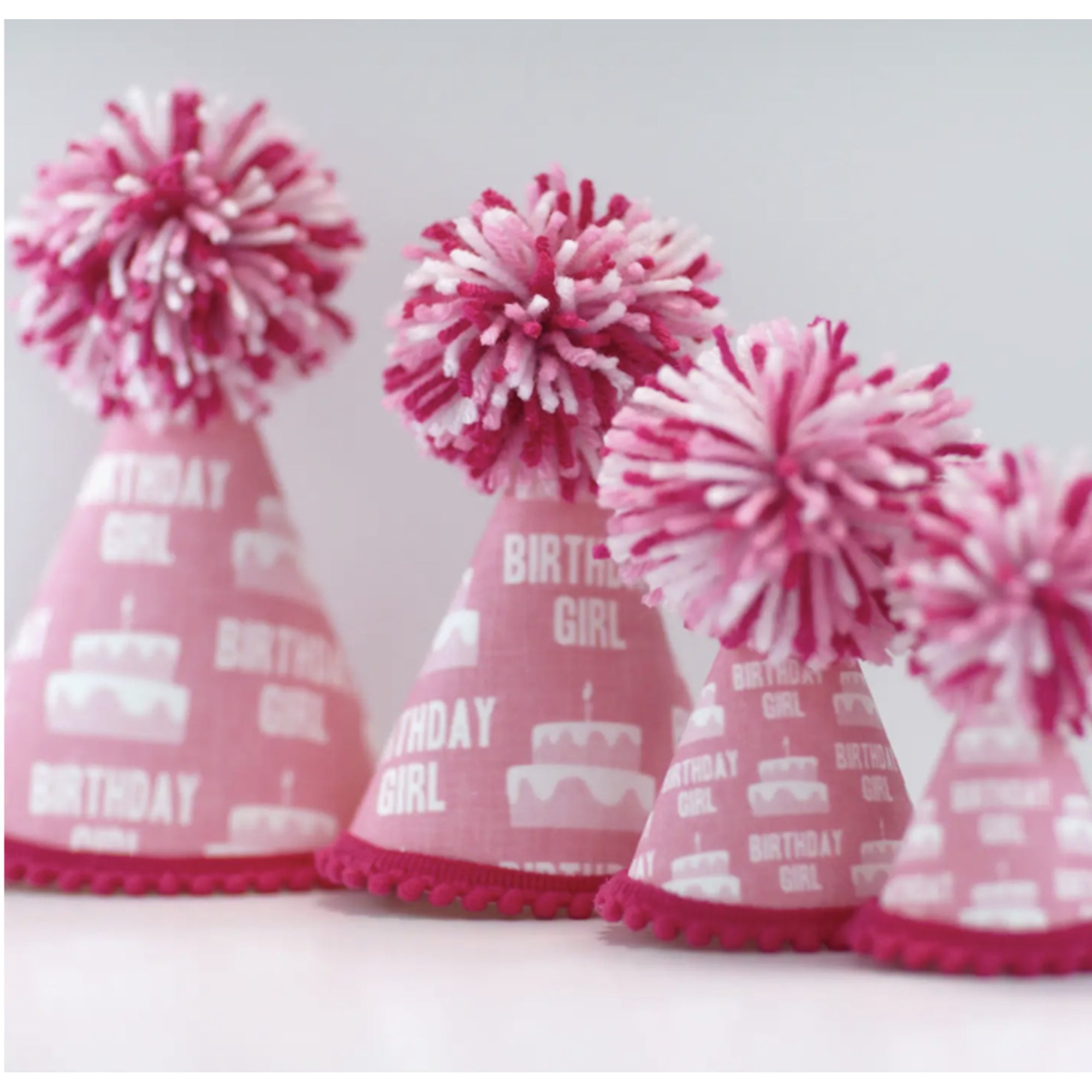 Birthday Girl (pink ink) Party Hat