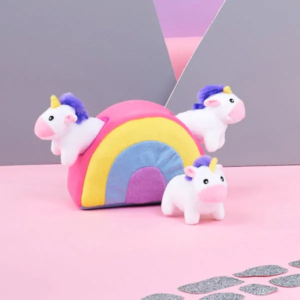 Unicorns in a rainbow burrow