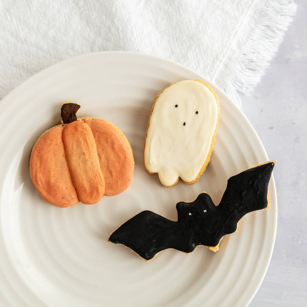 Halloween Iced Dog Biscuit Trio