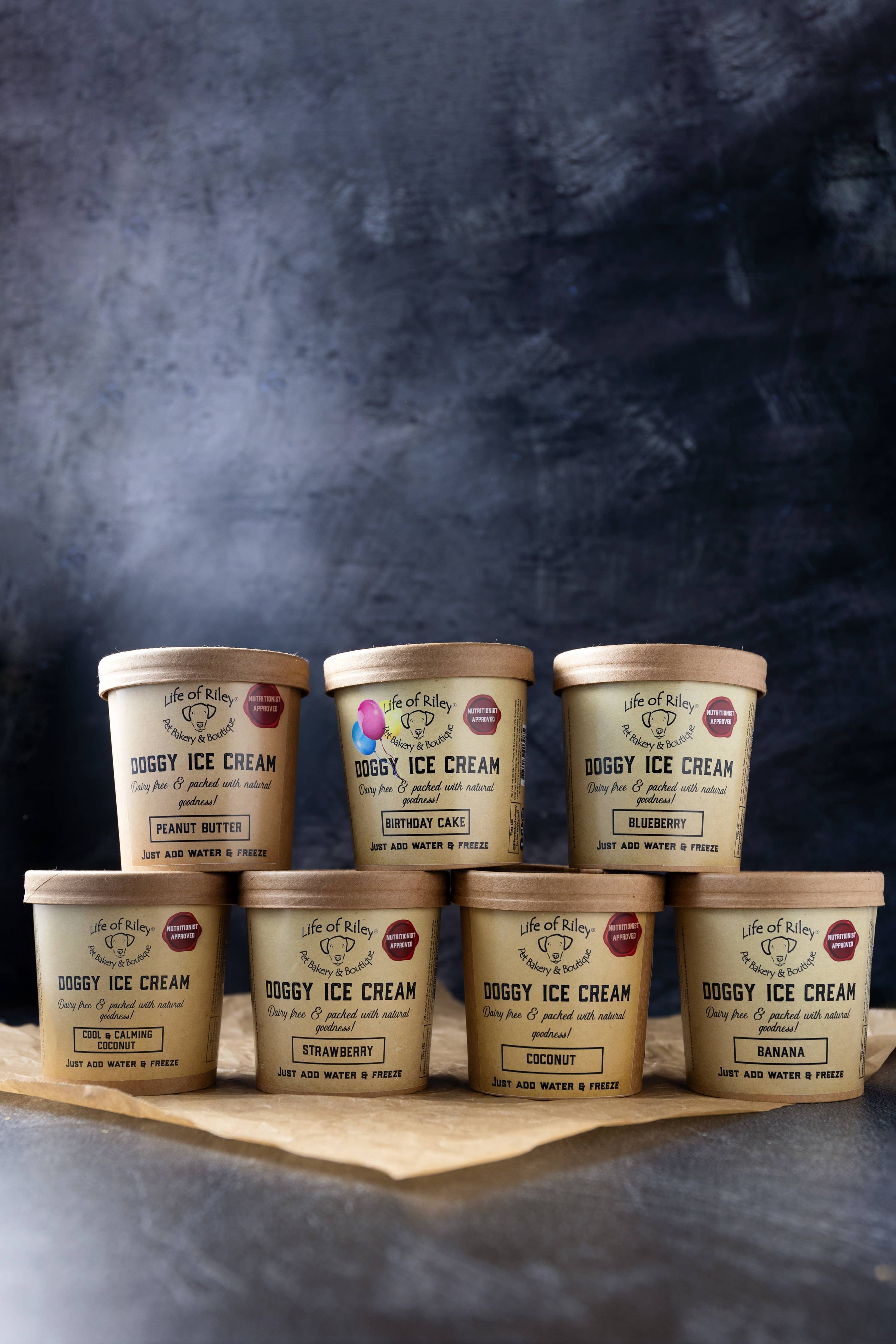 Doggy DIY Ice Cream Kits - Case of 8 Tubs