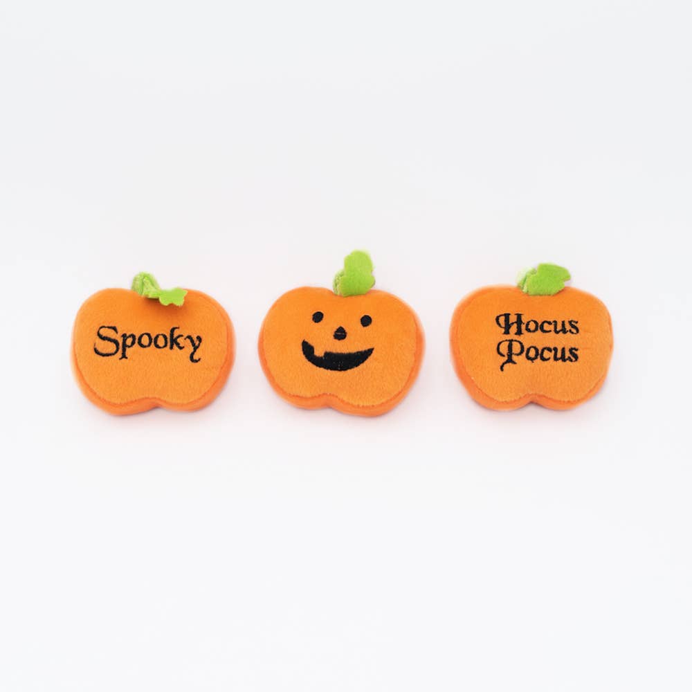 Halloween Miniz - Pumpkins (3-pack) - Dog Toy