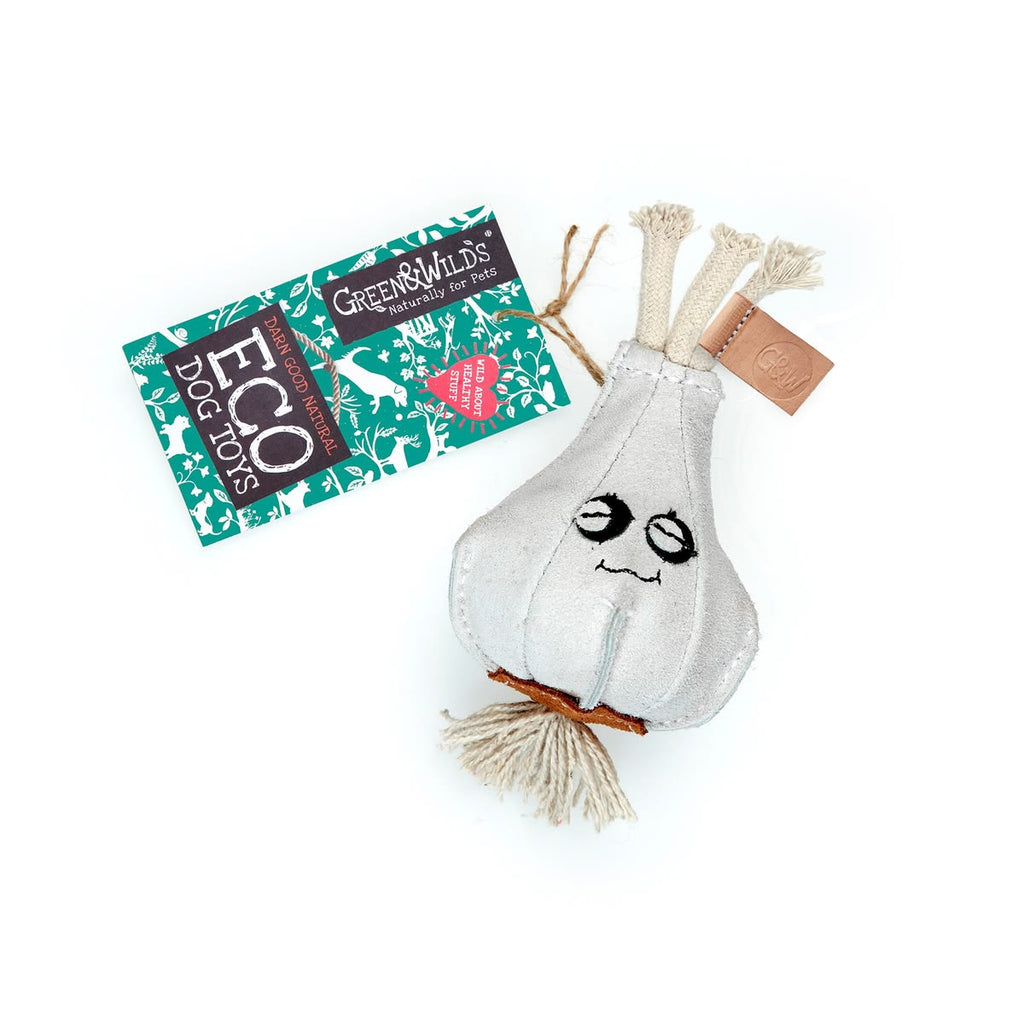 Gary the garlic dog toy-eco dog toy