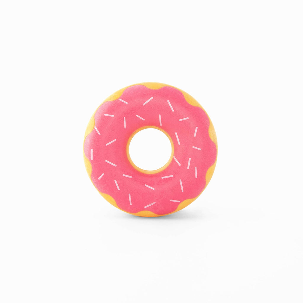 ZippyTuff Donutz - Strawberry - Dog Toy