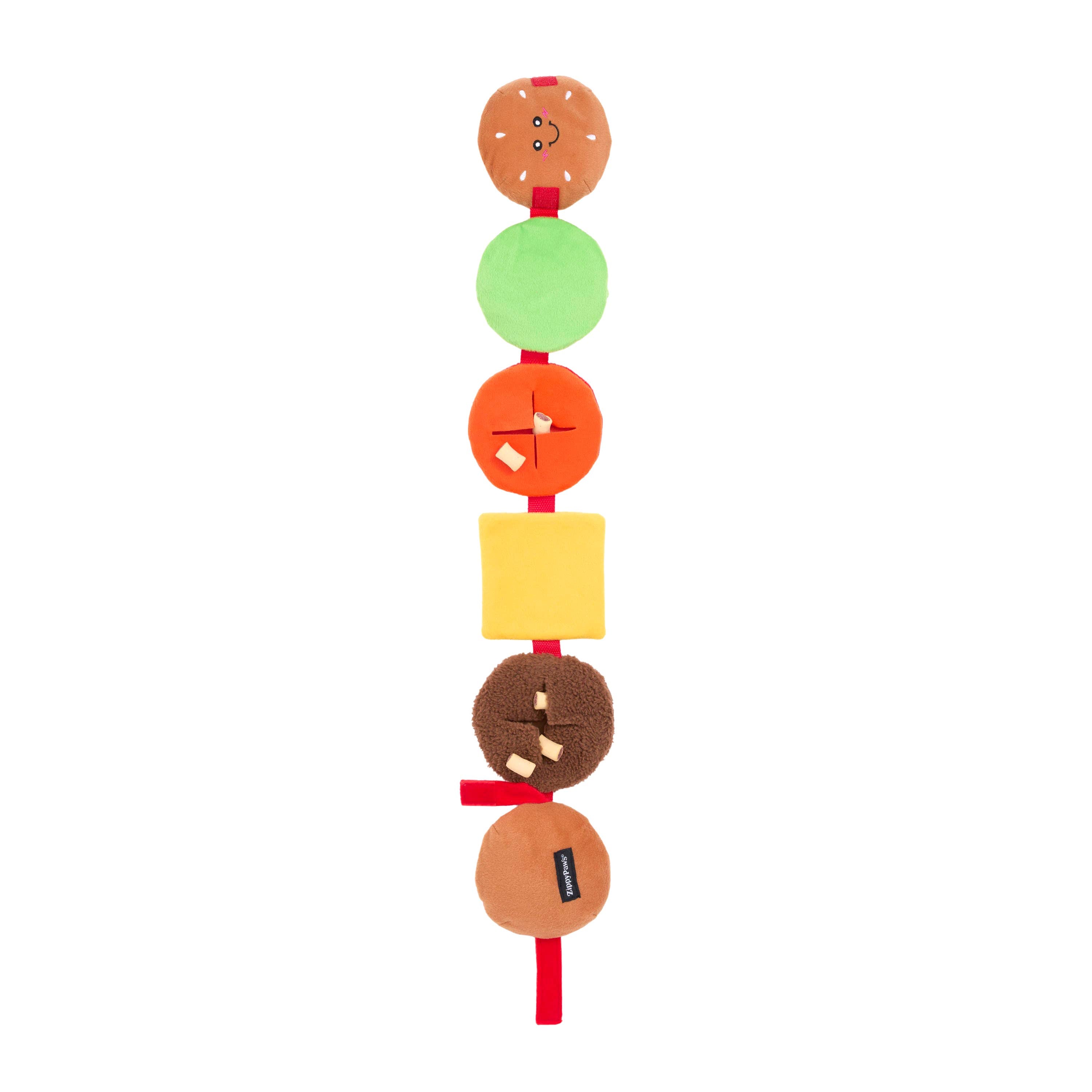 Snufflerz Stacks - Cheeseburger - Interactive Dog Toy