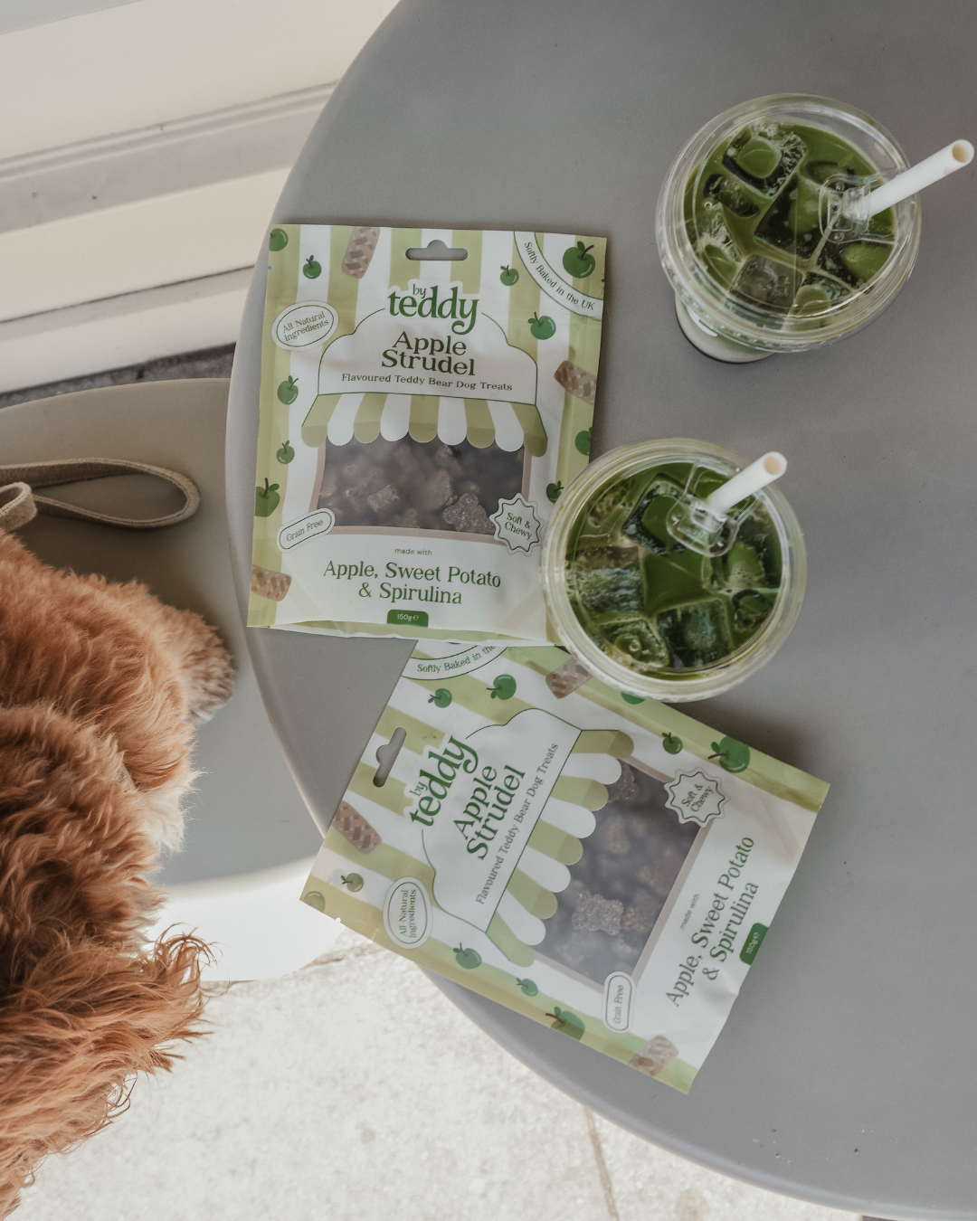 Apple Strudel Teddy Bear Soft Treats