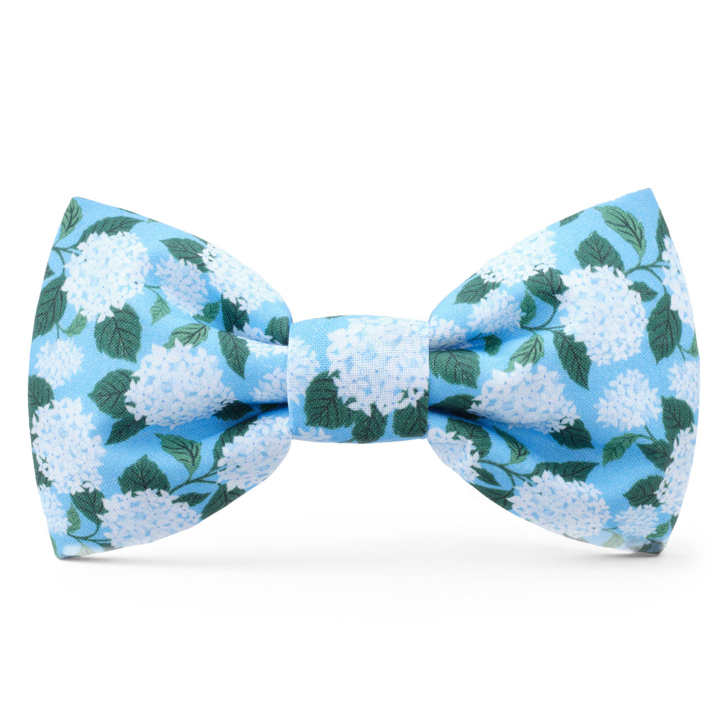 Hydrangea Dog Bow Tie