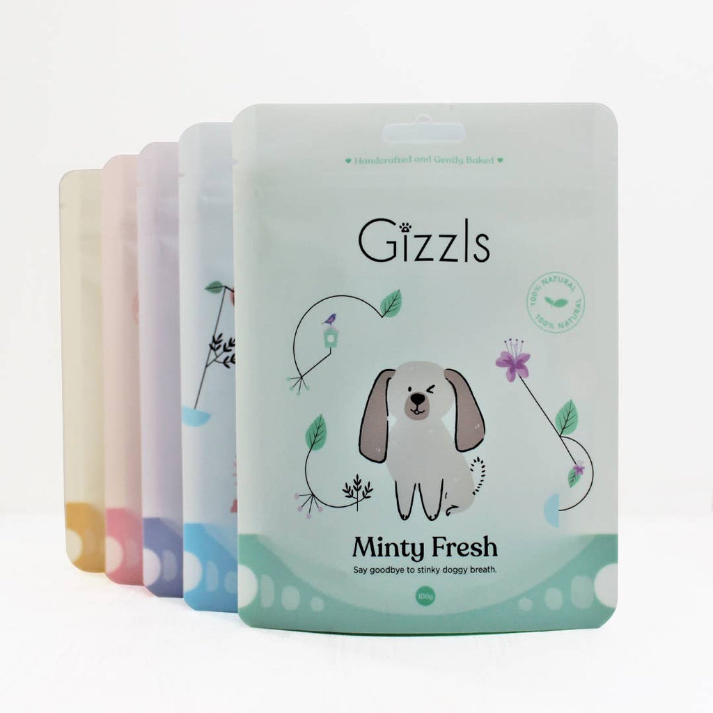 Gizzls Minty Fresh Dog Treats (for small dogs)