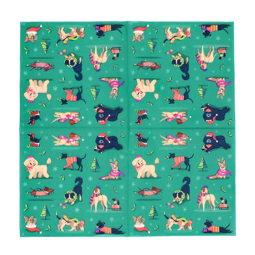Paper napkins (pack of 20) - Festive Friends