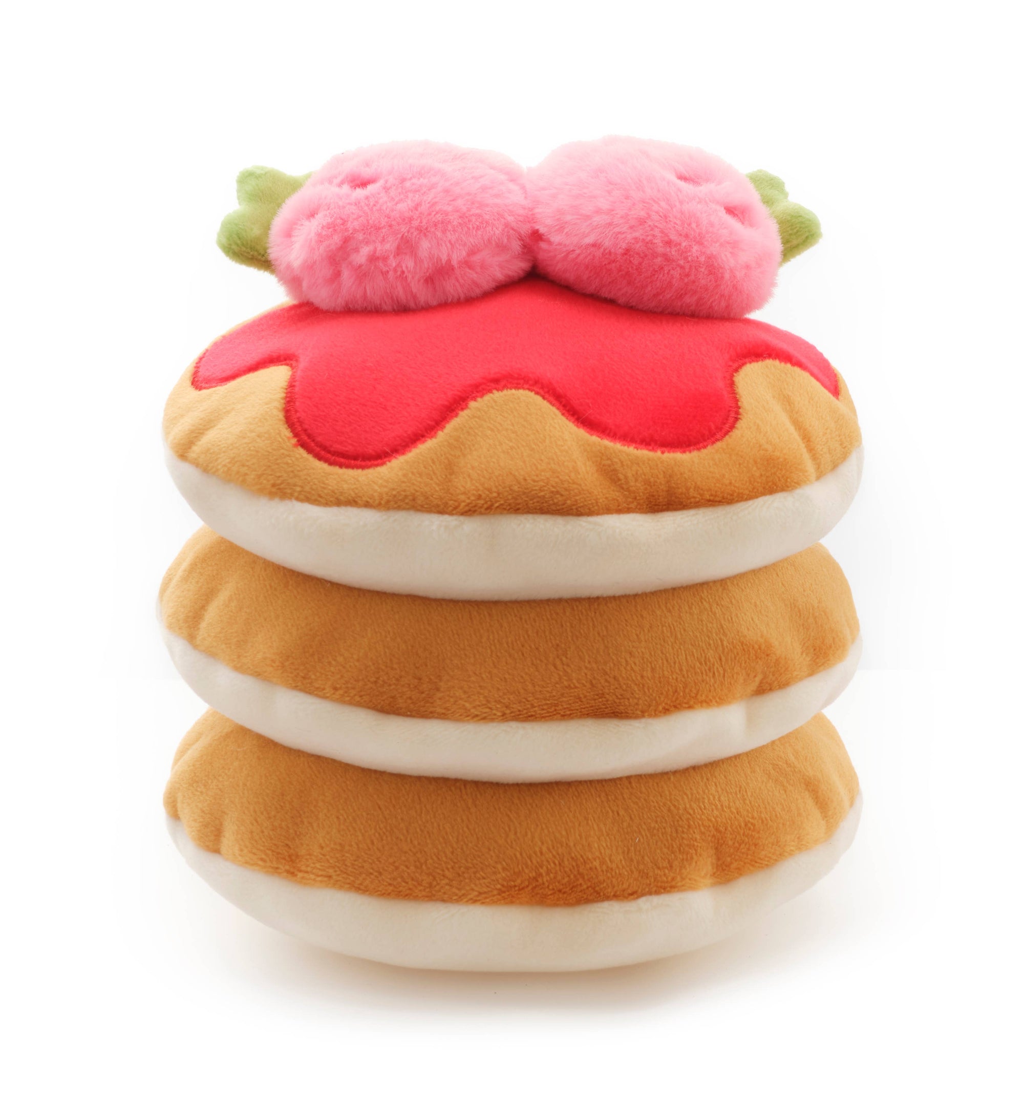 Strawberry Pancake Interactive Snuffle Dog Toy