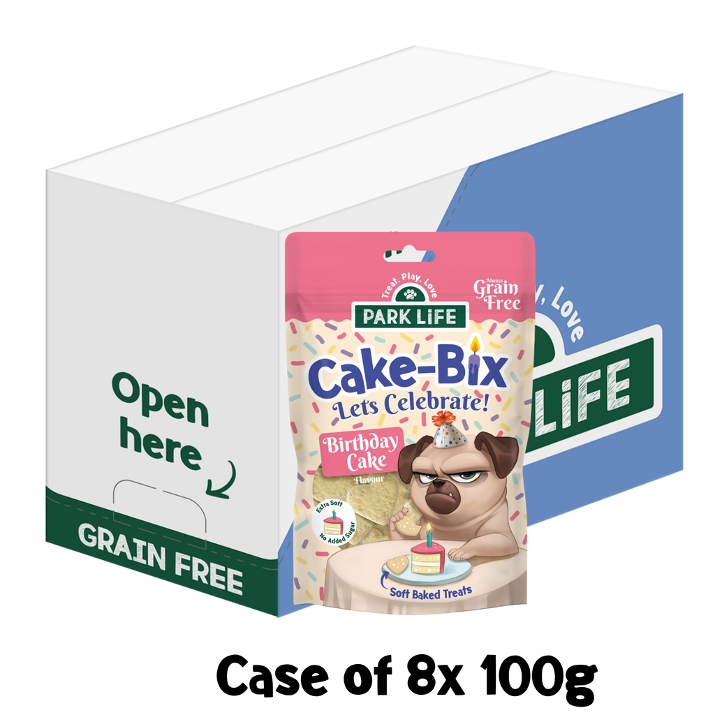 Cake-Bix Dog Biscuits Birthday Cake Flavour 100g