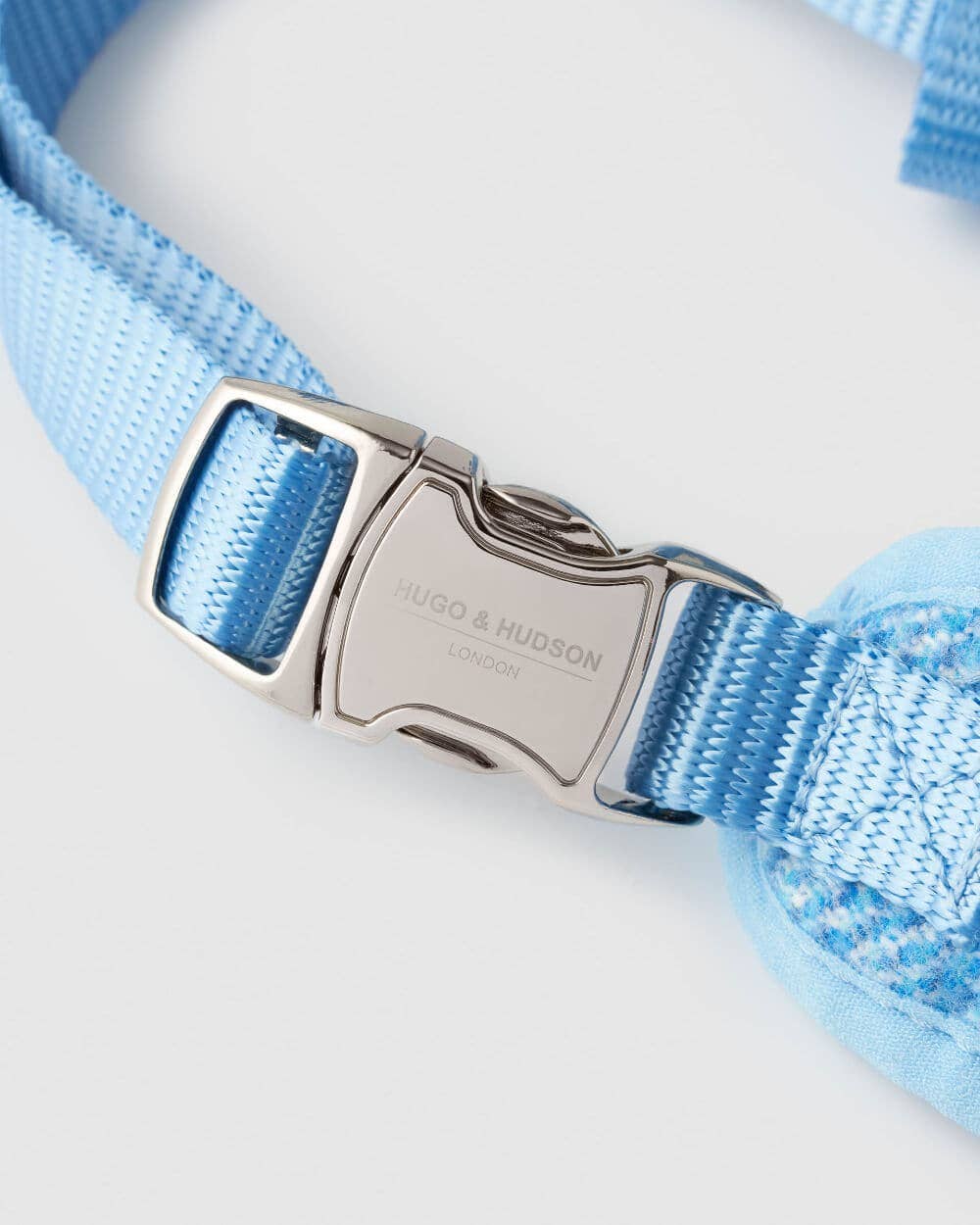 Blue Luxury Tweed Dog Harness