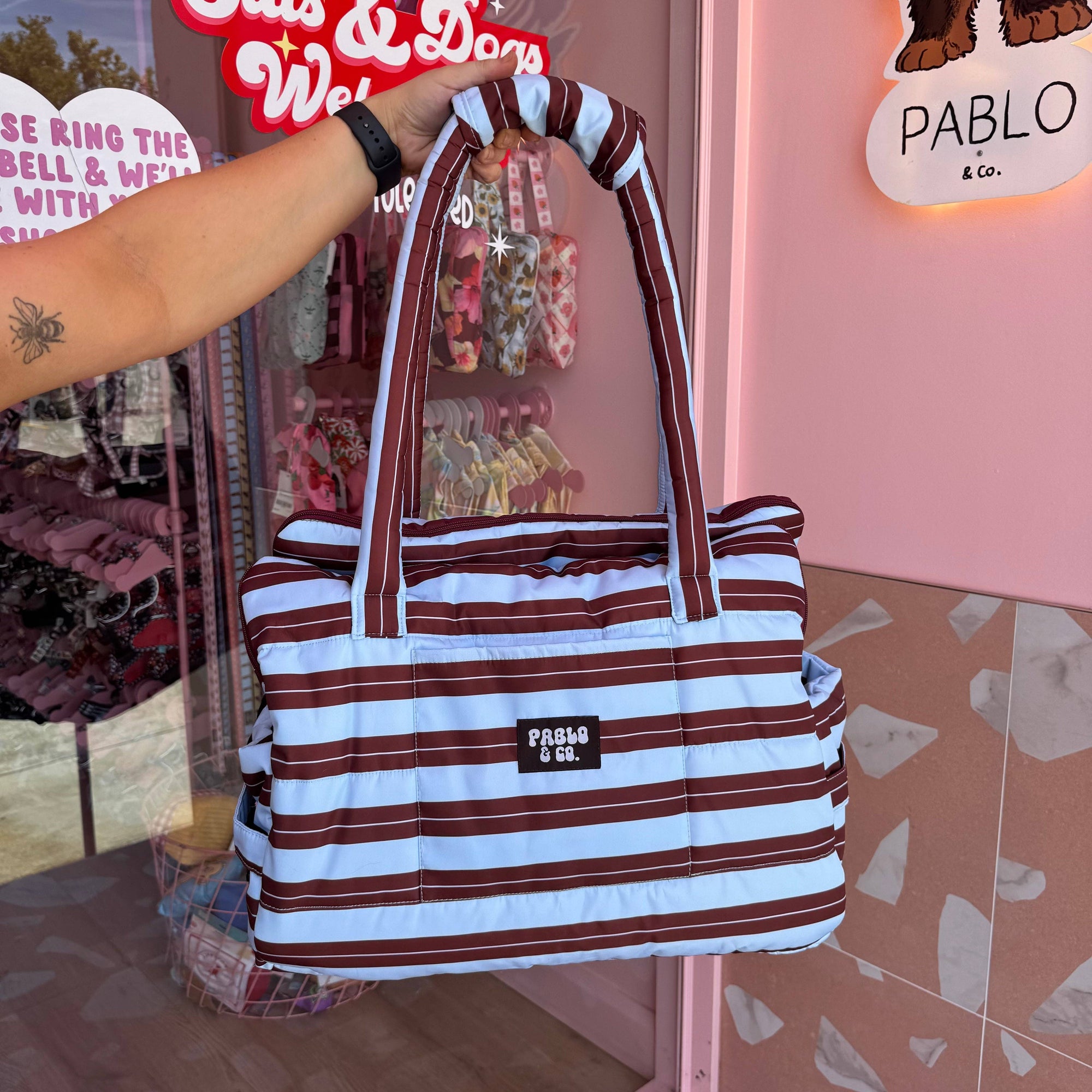 Sunday Stripes: Travel Bag