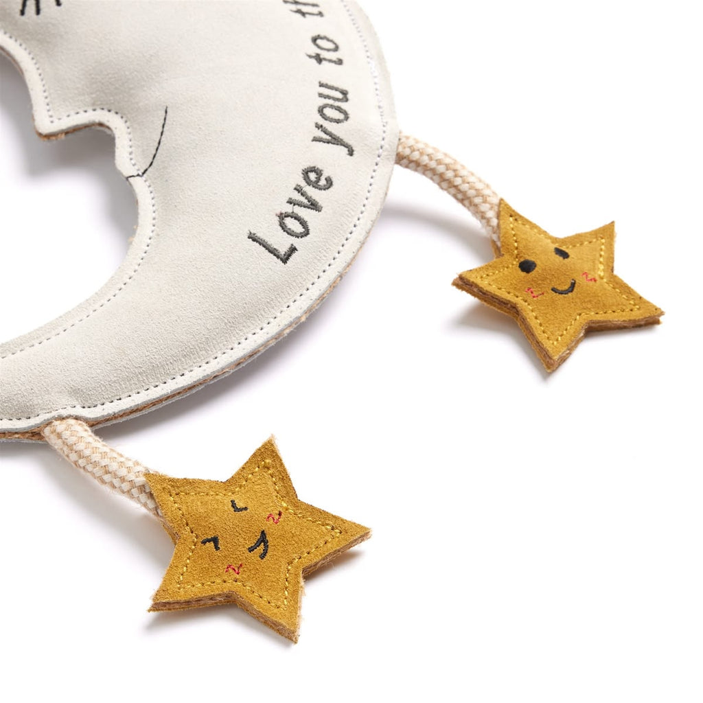 Love you to the moon and back Dog toy