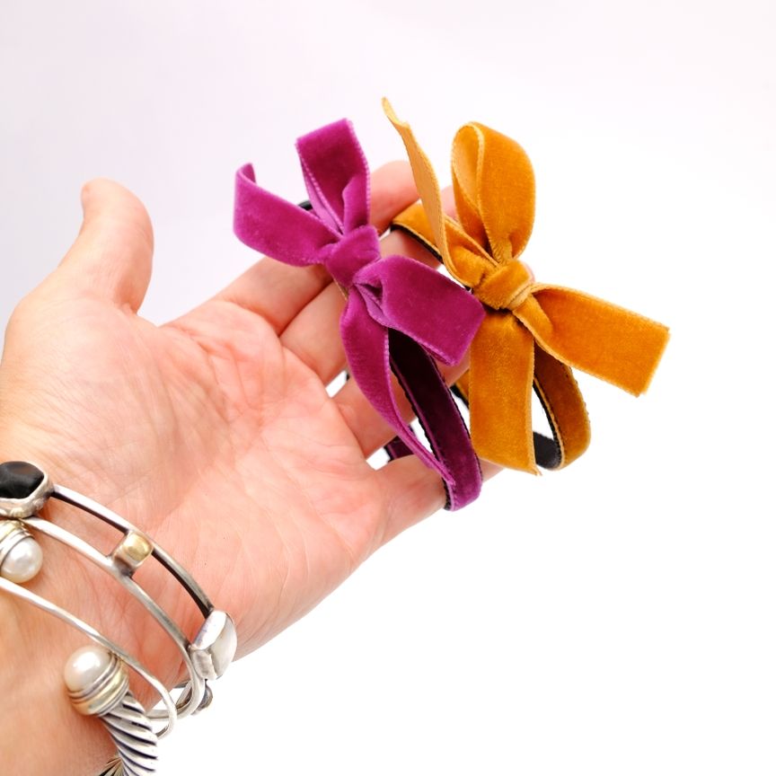 Velvet puppy collar set - Betty pink