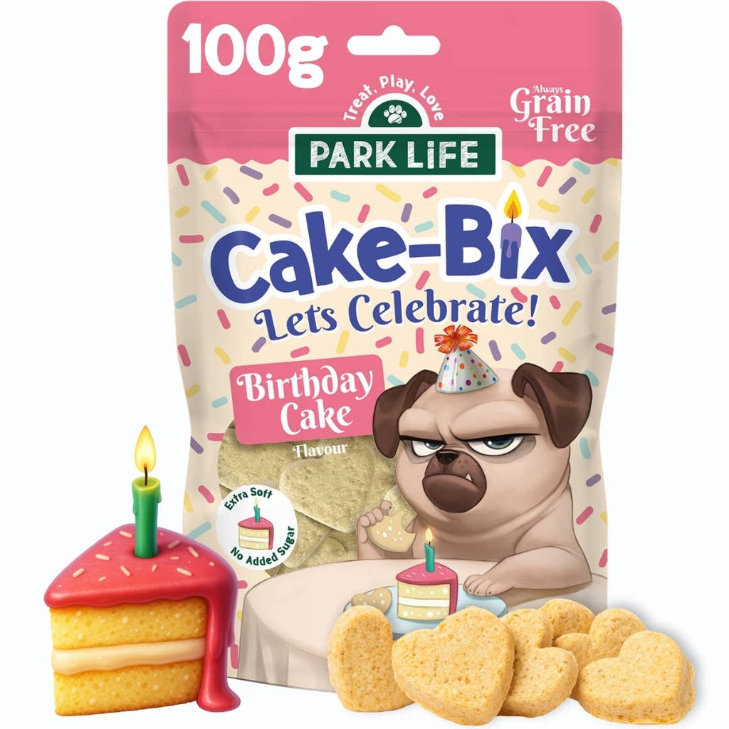 Cake-Bix Dog Biscuits Birthday Cake Flavour 100g