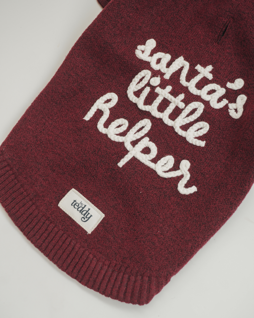 Santa's Little Helper | Roll Neck Knit Dog Jumper