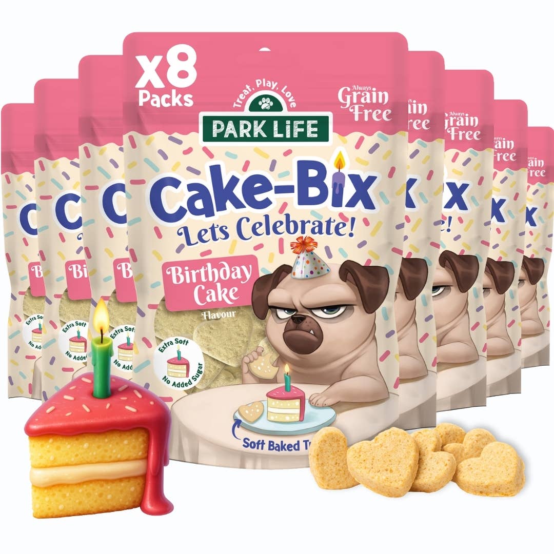 Cake-Bix Dog Biscuits Birthday Cake Flavour 100g