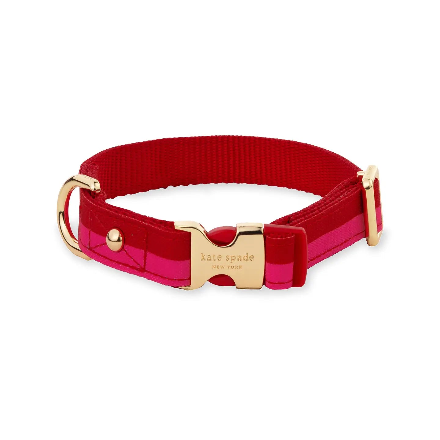 Red and pink, dog collar