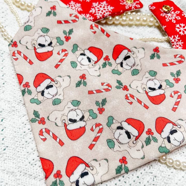 Christmas lamb chop bandana