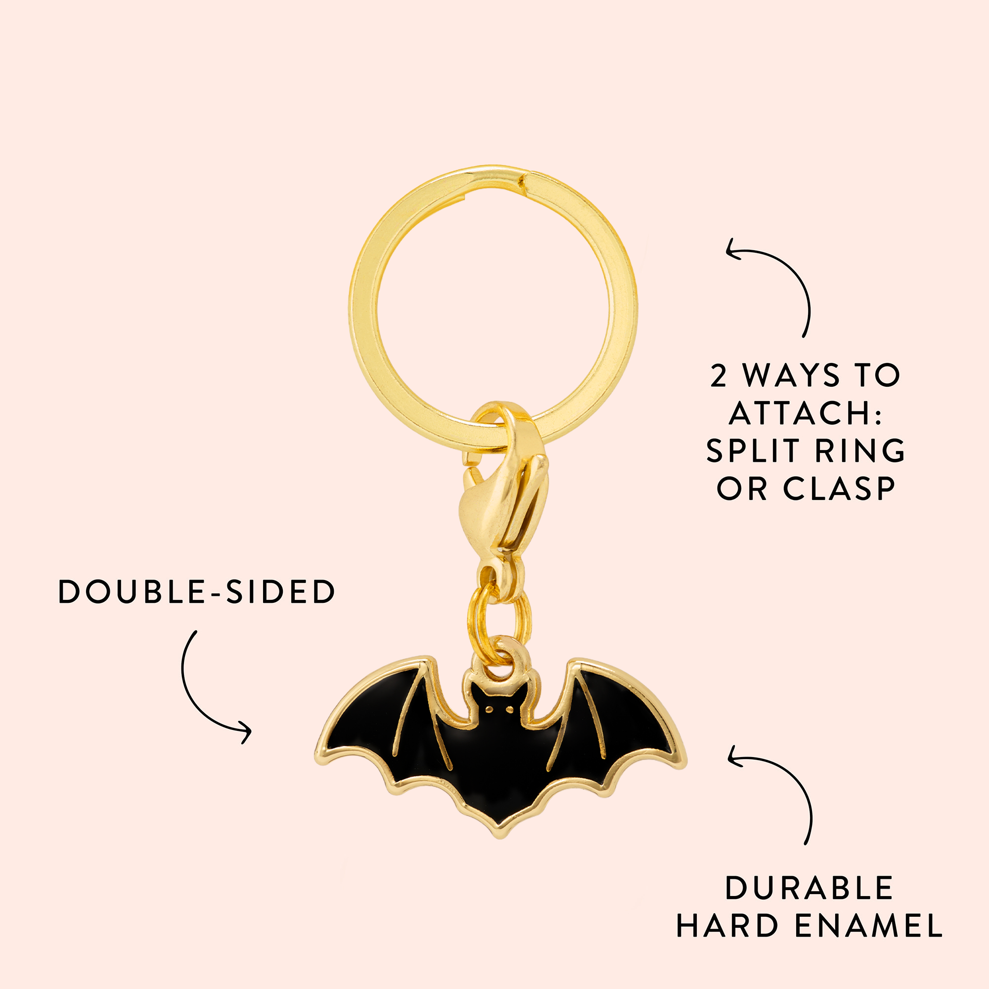 Bat Dog Collar Charm