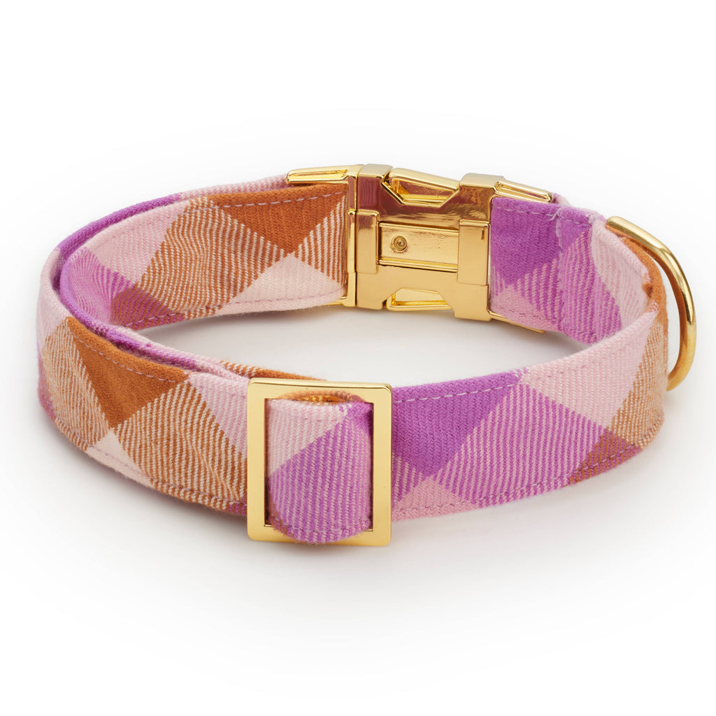 Bramble Flannel Dog Collar