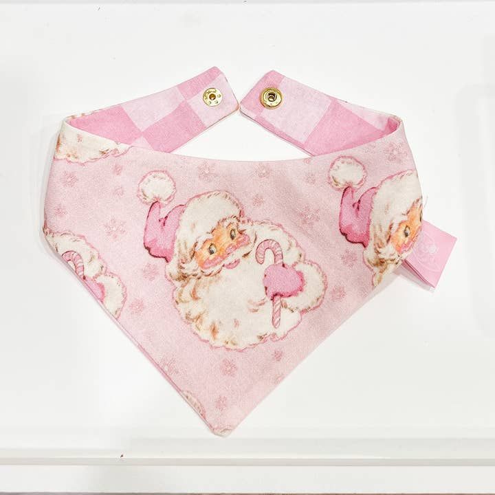 Pink Santa Bandana