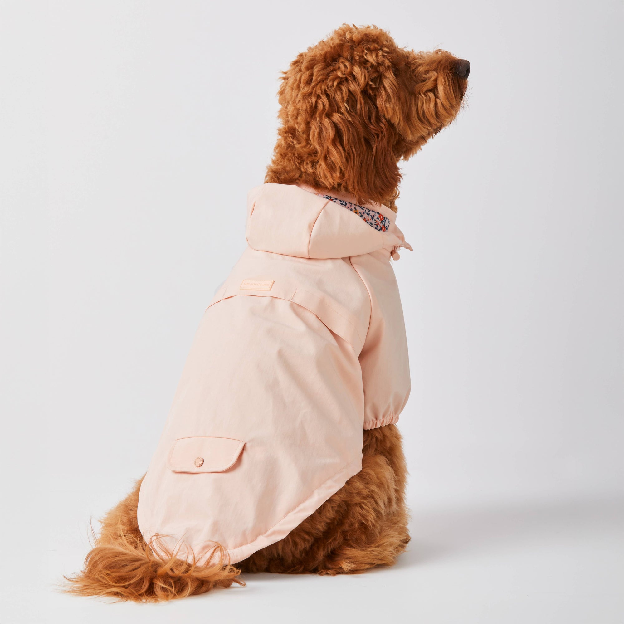 Petal Pink Dog Raincoat