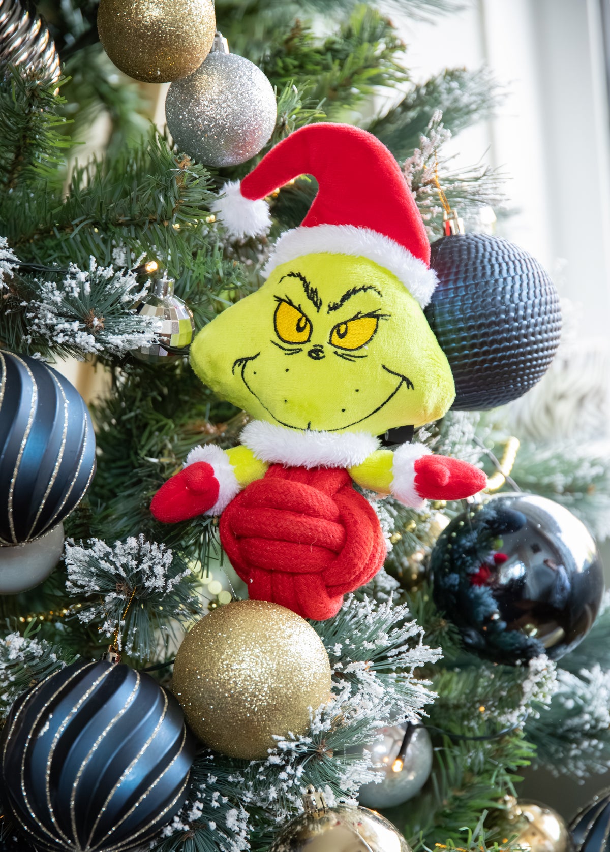 Grinch Rope Ball Body Toy for Dogs