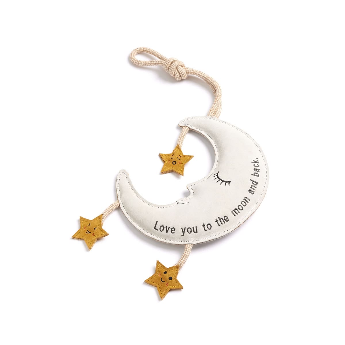 Love you to the moon and back Dog toy