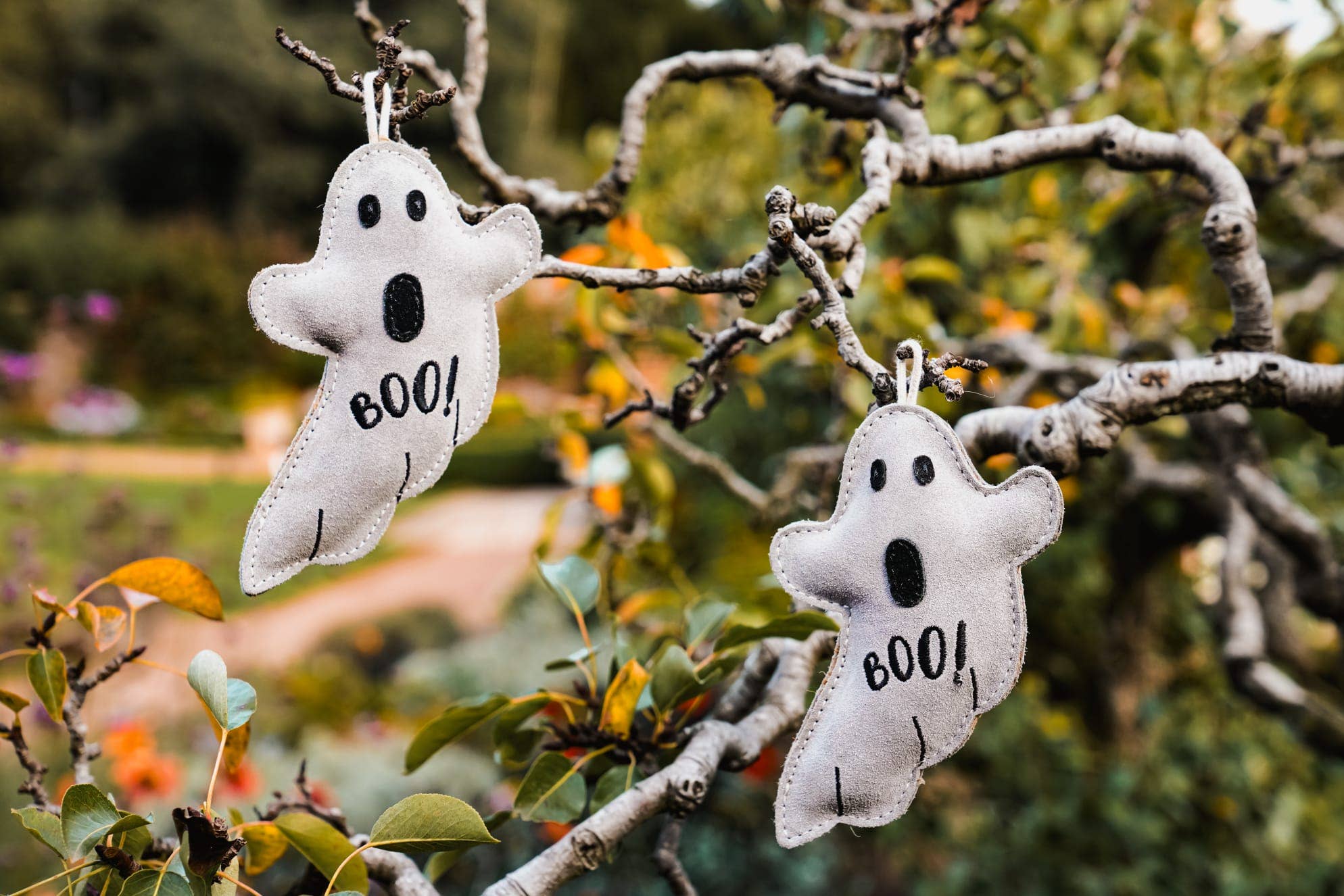 Halloween Ghost BOO PAUL Small Breed Eco Dog Toy
