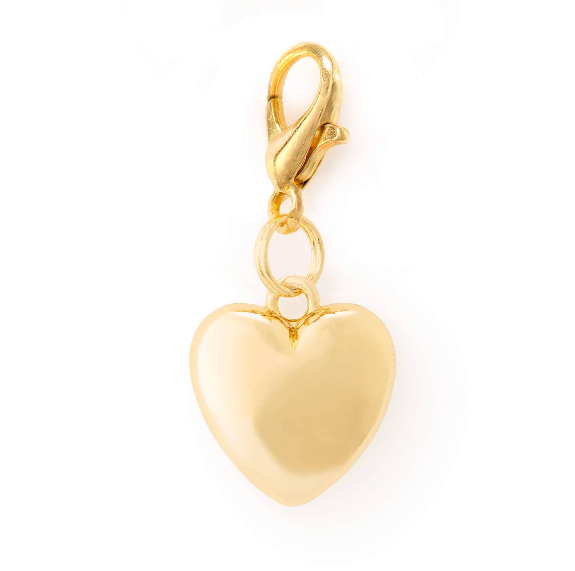 Heart of Gold Dog Collar Charm
