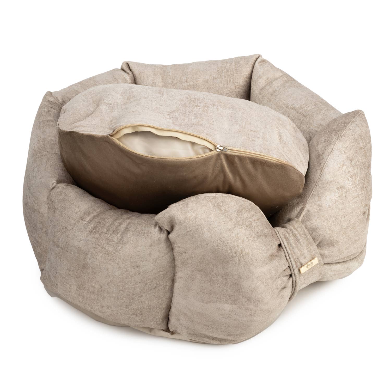 Bow Shaped Shell dog Bed
