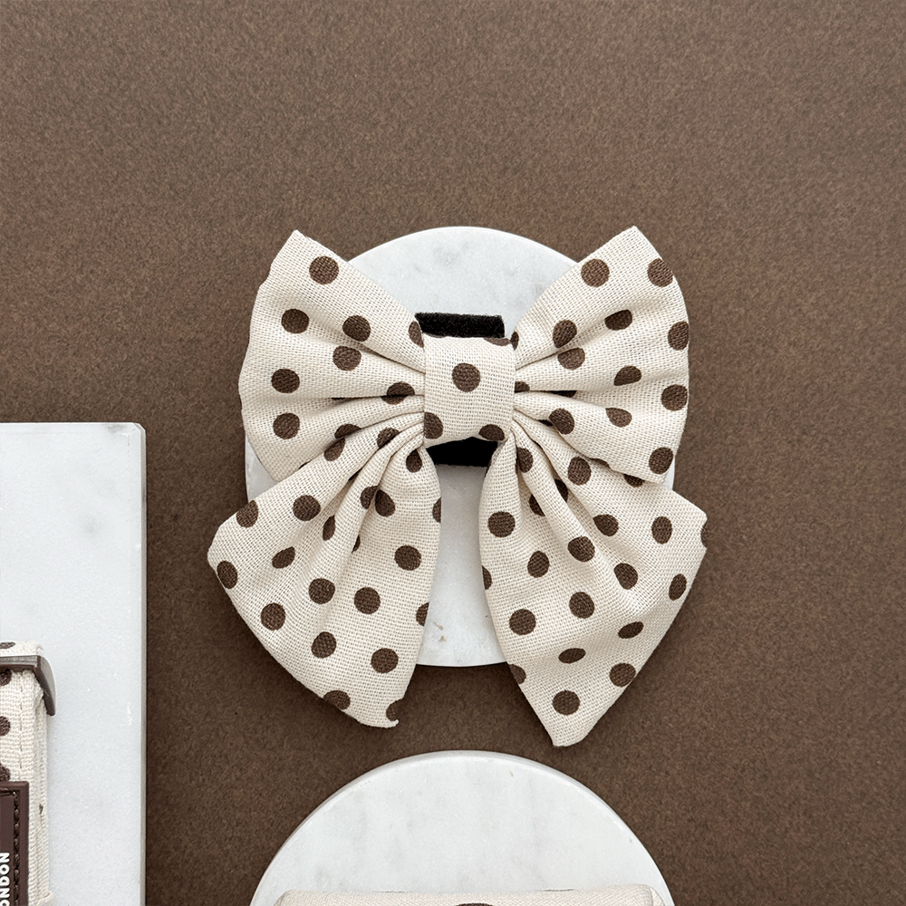 Tiramisu Polka Dot Sailor Bow Tie