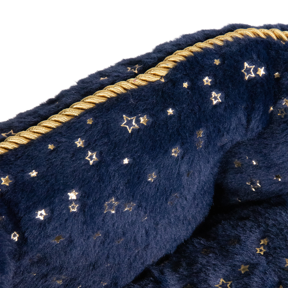 Navy Sparkle Dog Bed
