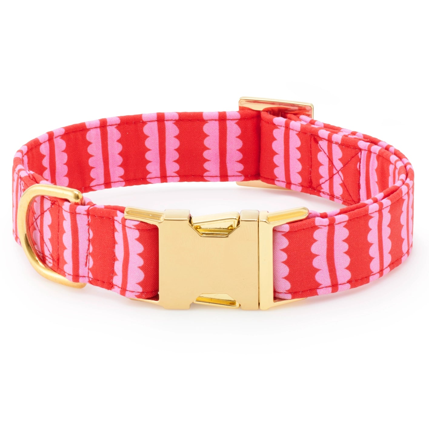 Scallop stripe collar