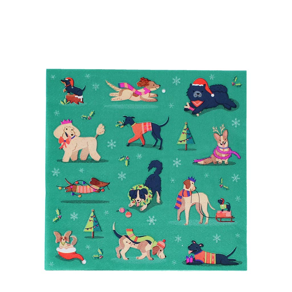 Paper napkins (pack of 20) - Festive Friends