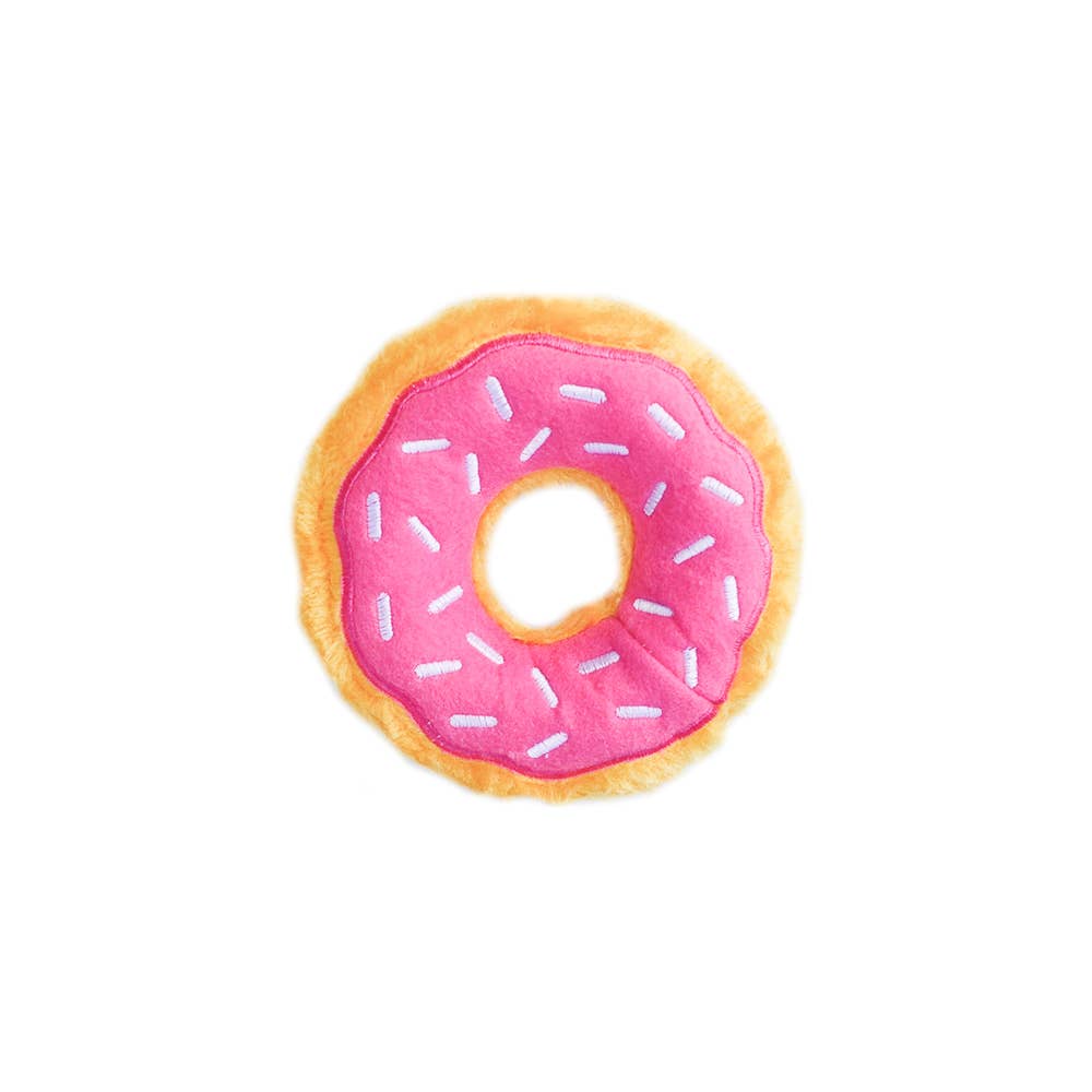 Junior Donutz - Strawberry - Large Dog Toy