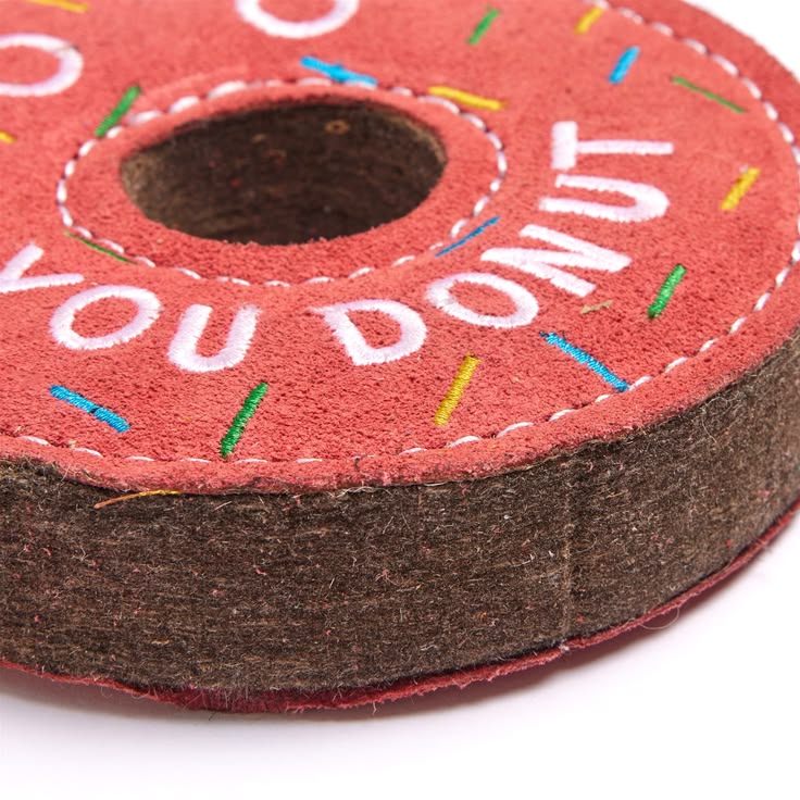 Dolly the doughnut Dog toy