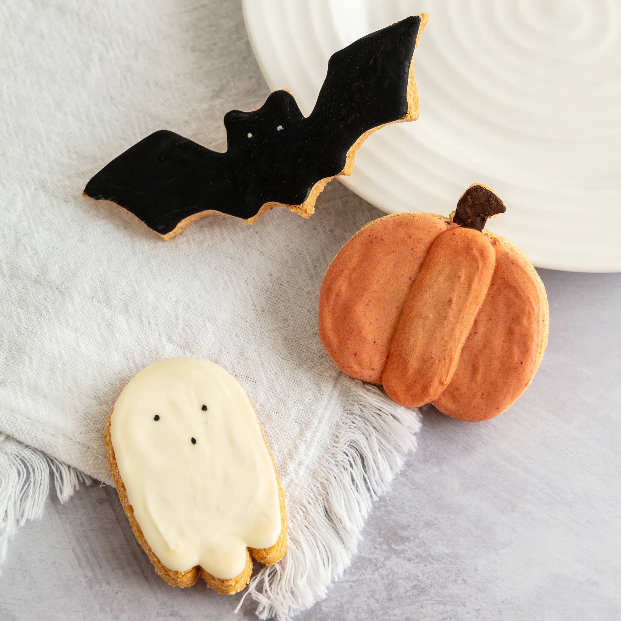 Halloween Iced Dog Biscuit Trio