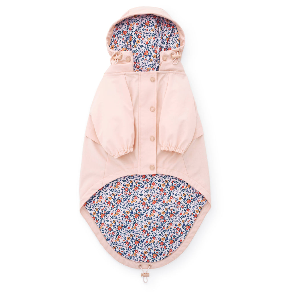 Petal Pink Dog Raincoat