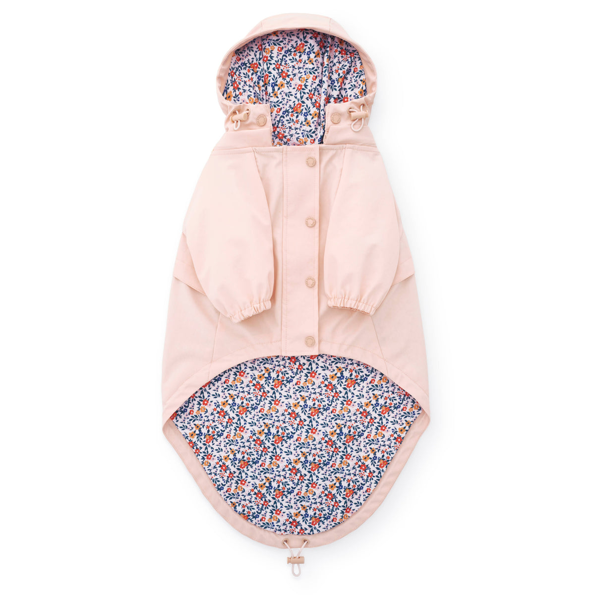 Petal Pink Dog Raincoat