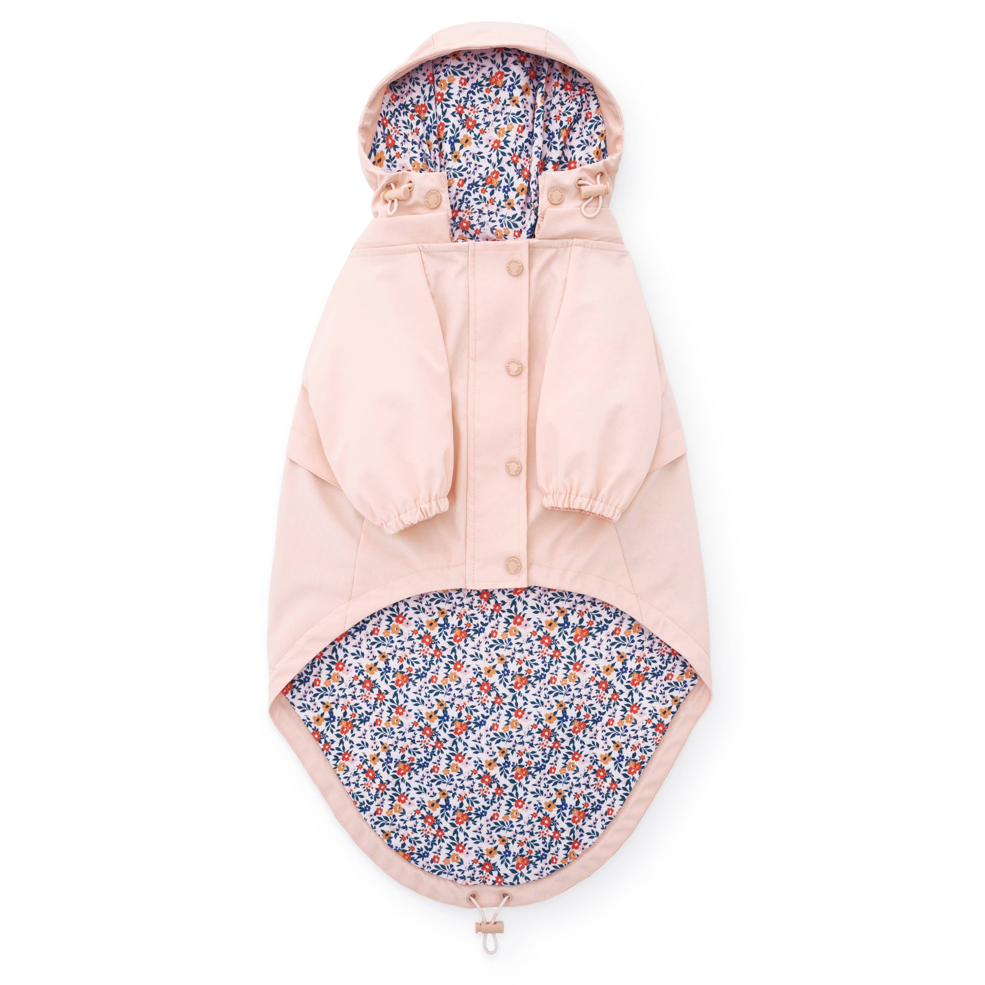Petal Pink Dog Raincoat