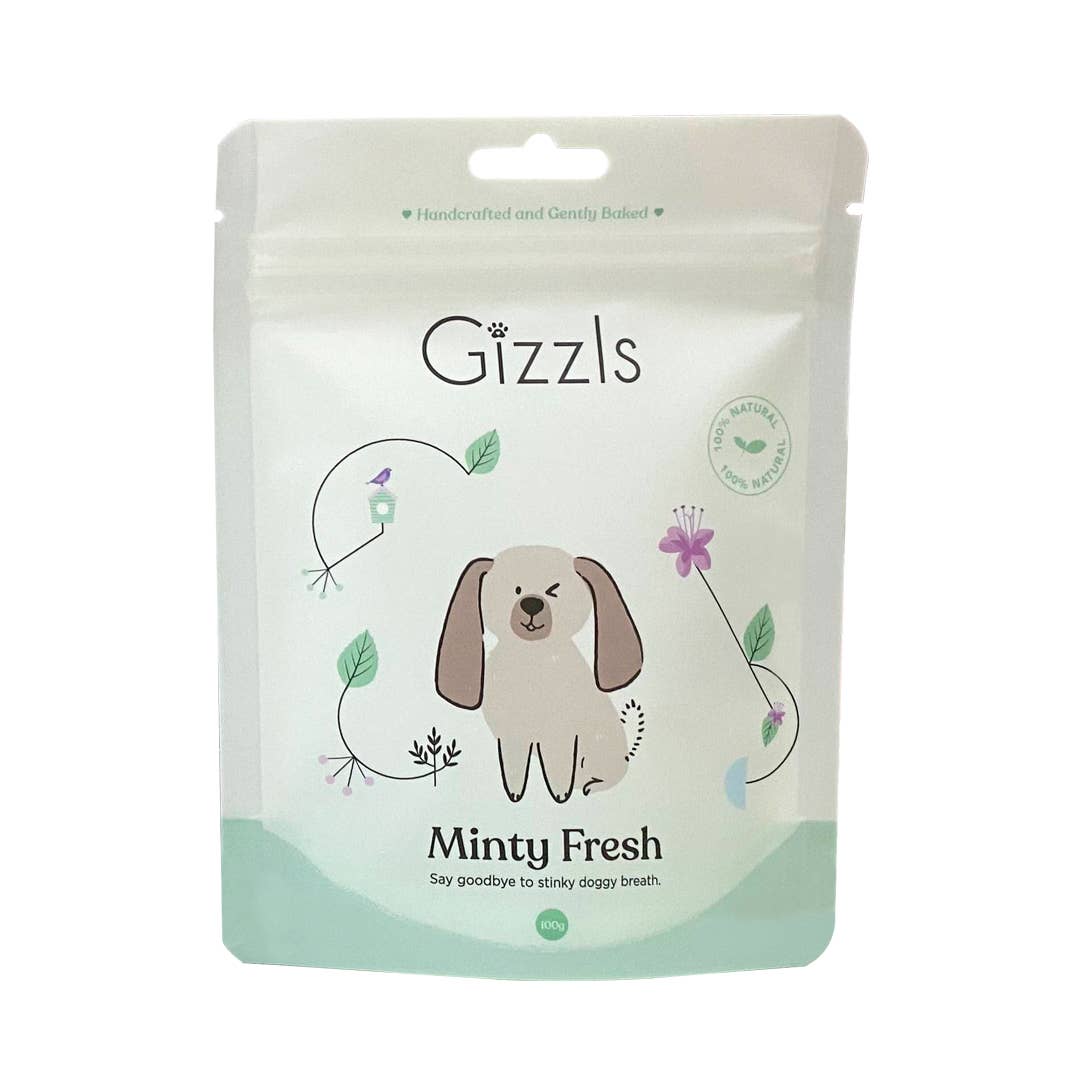 Gizzls Minty Fresh Dog Treats (for small dogs)