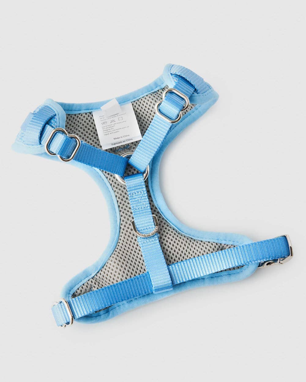 Blue Luxury Tweed Dog Harness