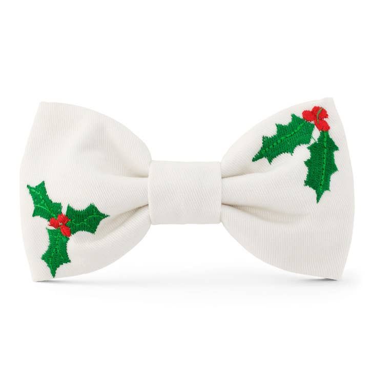 Holly Embroidered bowtie