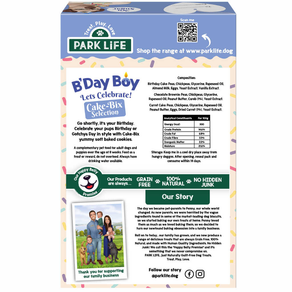 Cake-Bix B'Day Boy Cake Selection 240g